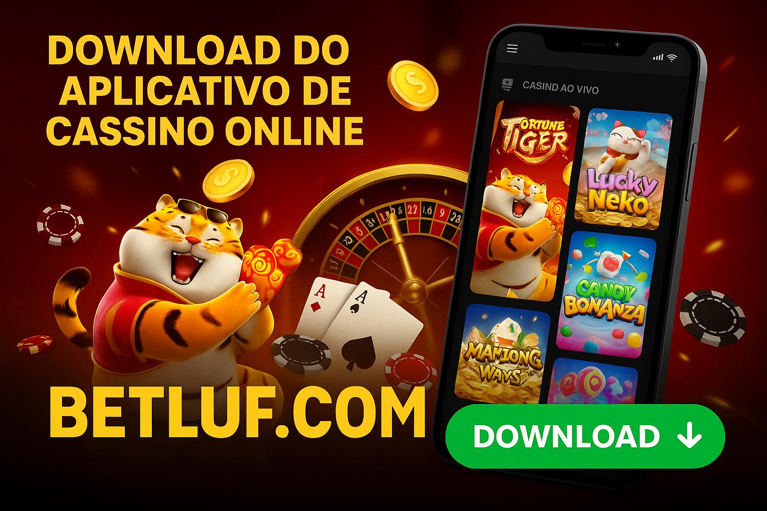 Baixar o BETLUF.COM Cassino App