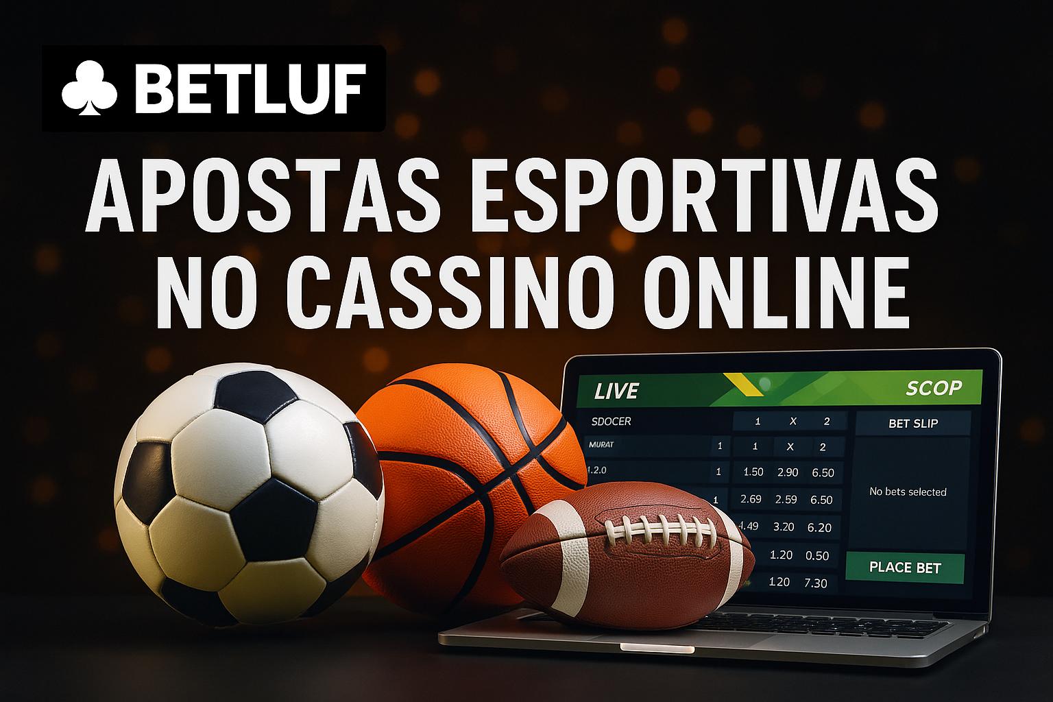 Aposte em apostas esportivas no cassino online BETLUF.COM