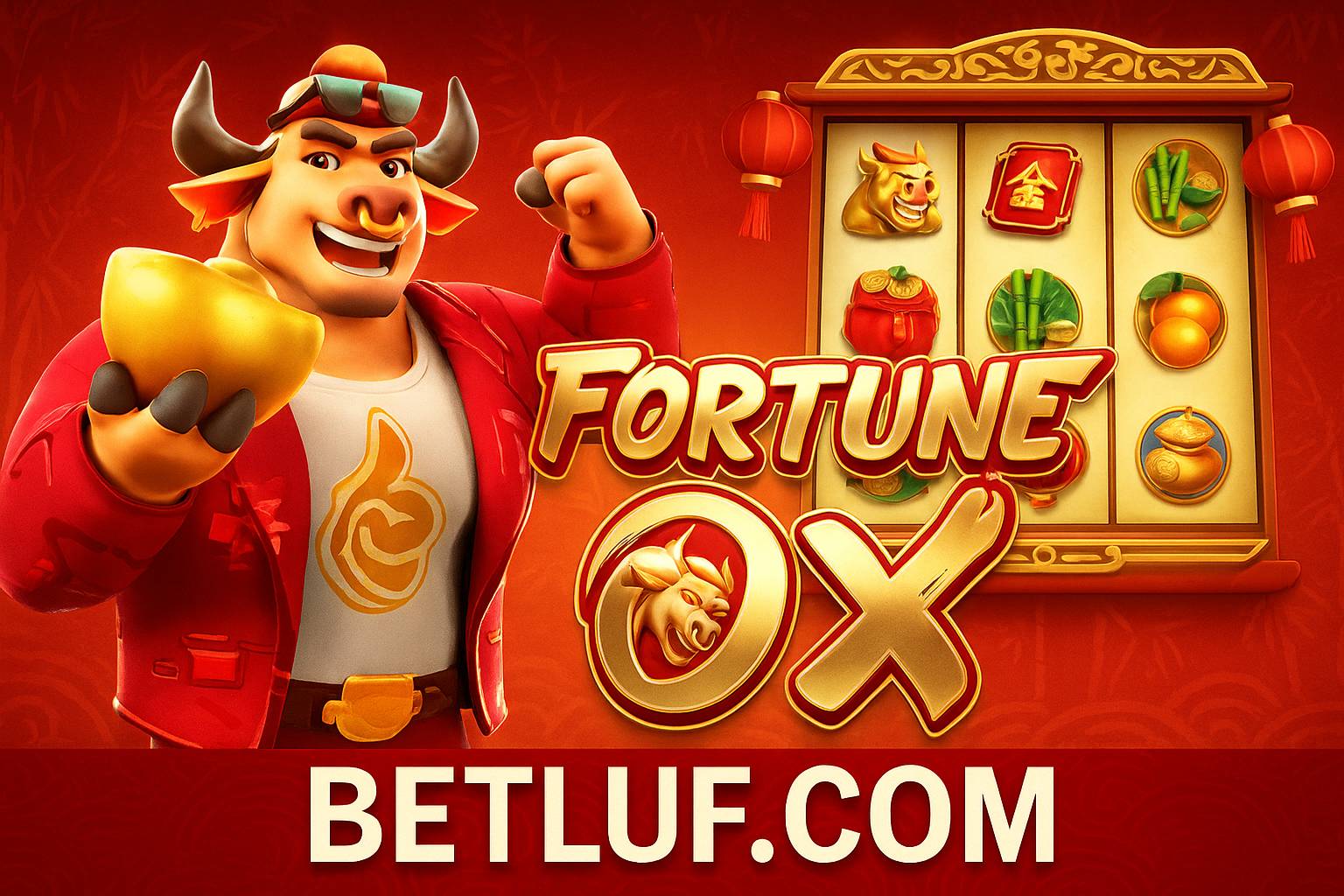 Fortune Ox no BETLUF.COM - Aposte Agora e Reivindique Seus Ganhos