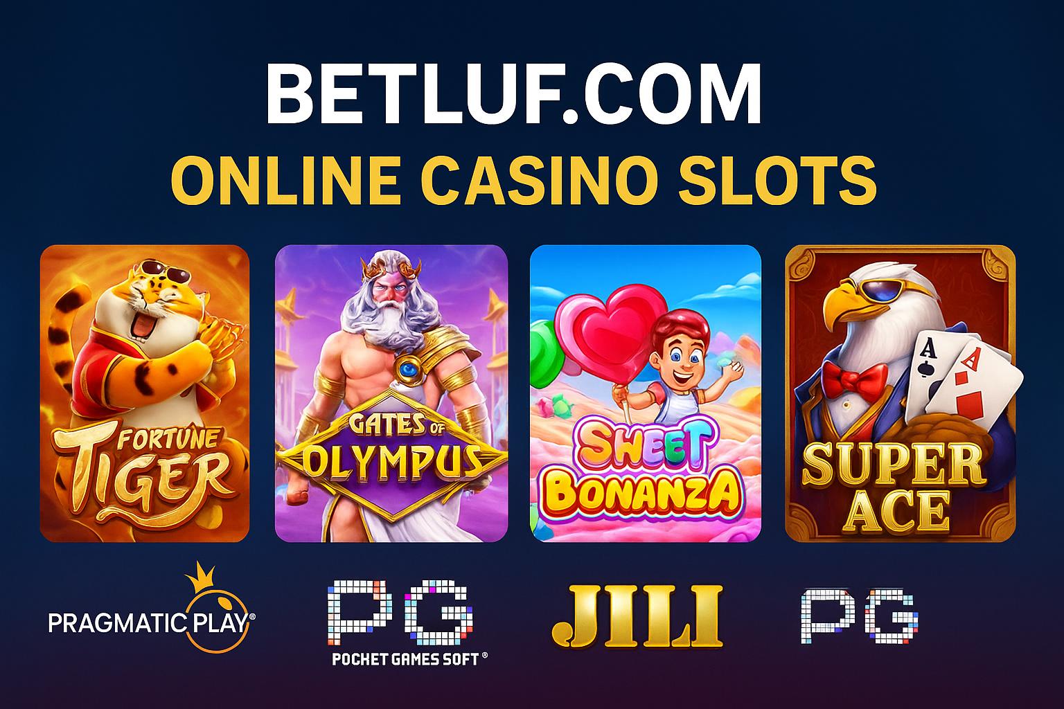 Jogos de Slot no Casino Online BETLUF.COM