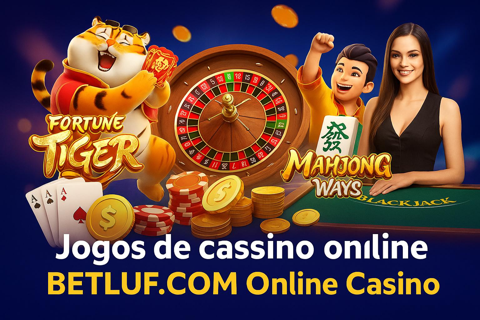 Jogos de cassino online inovadores e emocionantes na BETLUF.COM